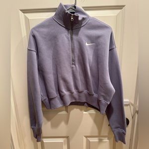 Purple Half Zip Nike
